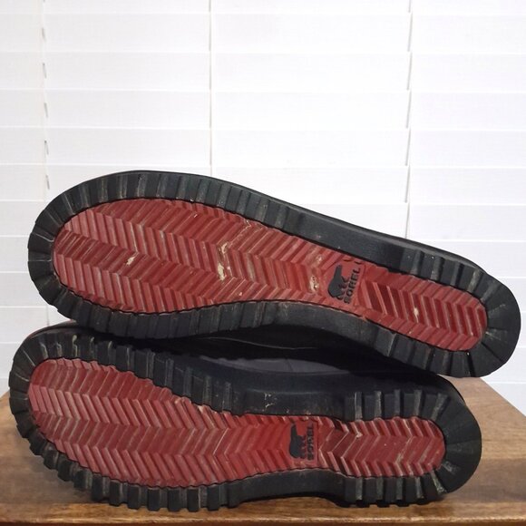 Sorel Tall Gray Faux Fur Lined Lace Up Snow Boots Women's 12 EU43 - Picture 8 of 11